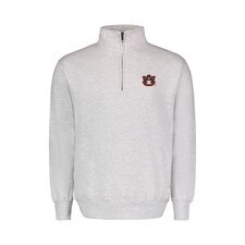 grey Auburn quarter zip